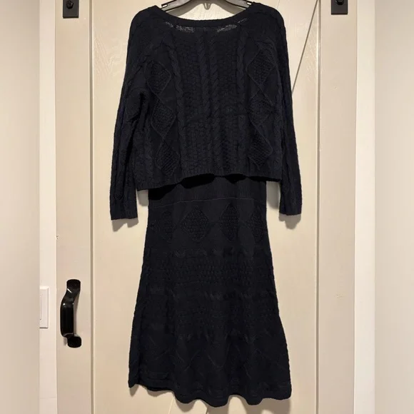American Eagle Two Piece Matching Woven Sweater and Dress - Picture 3 of 7